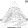 Pyramid Fun Coloring Pages