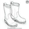 Rain Boots Coloring Pages