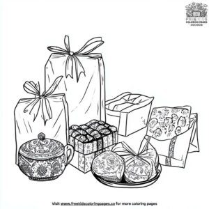 Ramadan Goodie Bags Coloring Pages