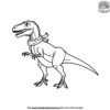 Raptor with Scarf Coloring Pages