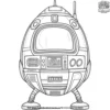 Retro Pod Coloring Pages