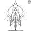 Rocket Ship Coloring Pages