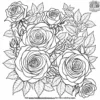 Roses and Thorny Vines Coloring Pages