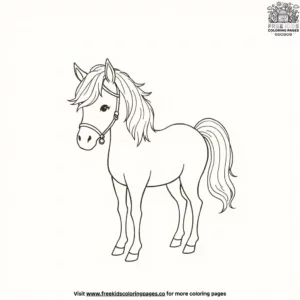 Royal Pony Coloring Pages