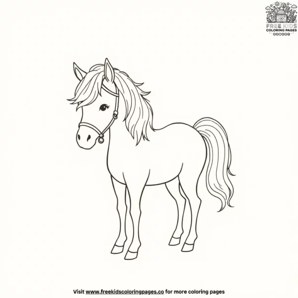 Royal pony coloring pages