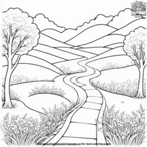 Sacred path coloring pages