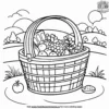 Shared Picnic Basket Coloring Pages