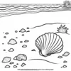 Shell on a Seashore Coloring Pages