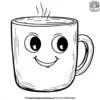 Silly Coffee Mugs Coloring Pages