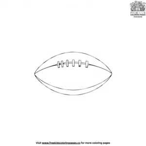 Simple American Football Coloring Pages