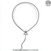 Simple Balloon Coloring Pages