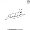 Simple Caterpillar Coloring Pages