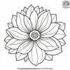 Simple Flower Coloring Pages