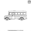 Simple School Bus Coloring Pages