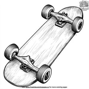 Skateboard Coloring Pages