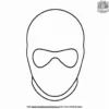 Ski Mask Coloring Pages