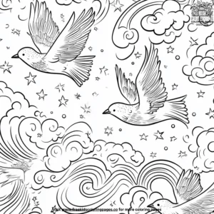 Sky Spirit Coloring Pages