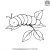 Sleepy Caterpillar Coloring Pages