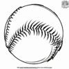 Softball Ball Coloring Pages