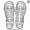 Softball Shin Guards Coloring Pages