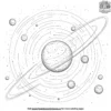 Solar System Orbit Coloring Pages