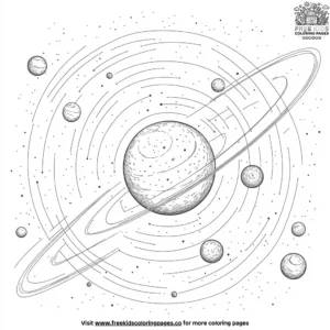 Solar System Orbit Coloring Pages