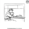 Soldier's Canteen Coloring Pages