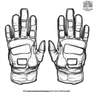 Soldier's Glove Coloring Pages