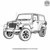 Sporty Jeep Coloring Pages