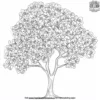 Springtime Tree Blossoms Coloring Pages