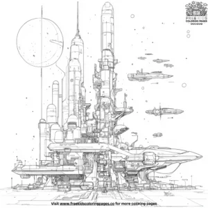 Star Base Coloring Pages