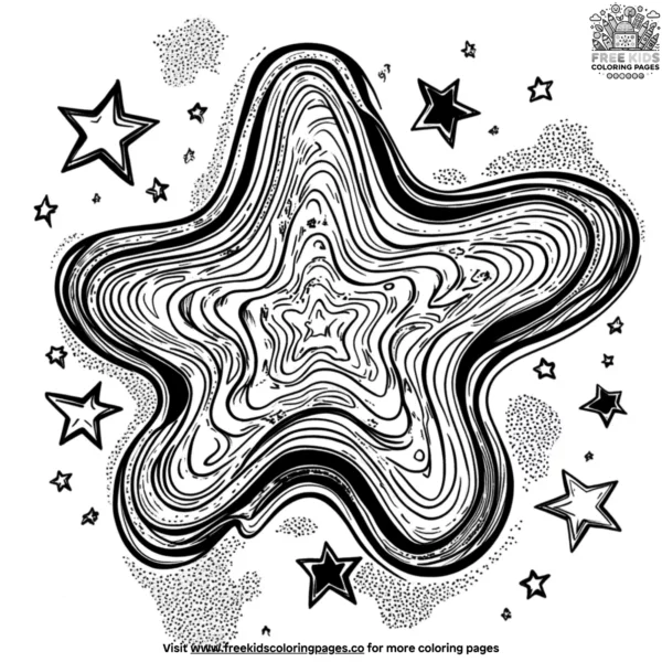 Star spirit coloring pages