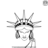 Statue of Liberty Crown Coloring Pages