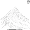 Steep Mountain Slope Coloring Pages