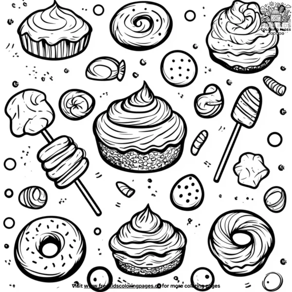 Sugar rush coloring pages