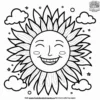 Sun Shine Coloring Pages