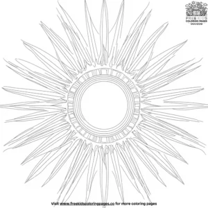 Sun Spirit Coloring Pages