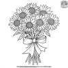 Sunflower Bouquet Coloring Pages