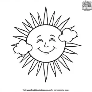 Sunny Day Coloring Pages