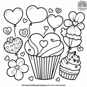 Sweet Heart Coloring Pages