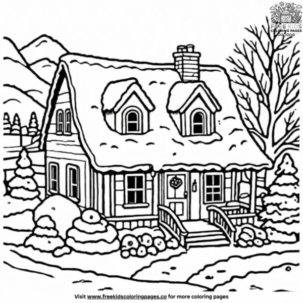 Sweet home coloring pages