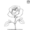 Sweet Rose Coloring Pages