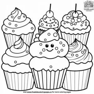 Sweet Sprinkle Coloring Pages