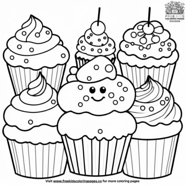 Sweet sprinkle coloring pages