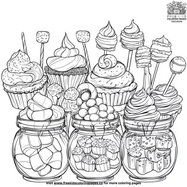 Sweet tooth coloring pages