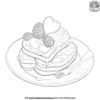 Sweet Valentine’s Day Breakfast Coloring Pages