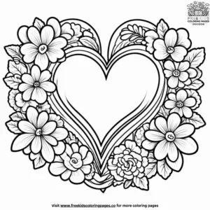 Sweetheart Art Coloring Pages