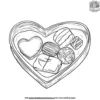 Sweetheart Candy Box Coloring Pages