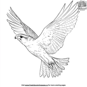 Swift Falcon Coloring Pages