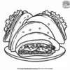 Taco Party Coloring Pages